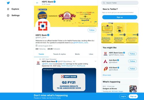 
                            13. HDFC Bank (@HDFC_Bank) | Twitter