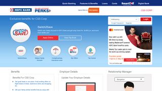 
                            9. HDFC Bank - Corporate Microsite - CSS Corp