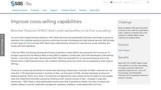 
                            7. HDFC Bank - SAS