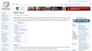 
                            2. HDFC Bank - Wikipedia