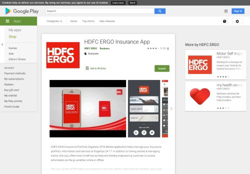 
                            8. HDFC ERGO Mobile App - Apps on Google Play