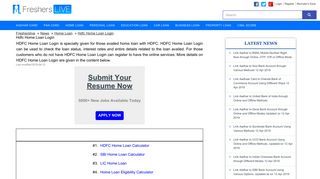 
                            4. HDFC Home Loan Login Online for Existing and New Customers and ...