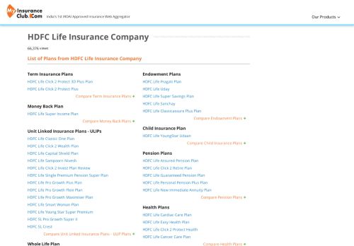 
                            13. HDFC Life Insurance - Policy Reviews, Premiums & Comparison