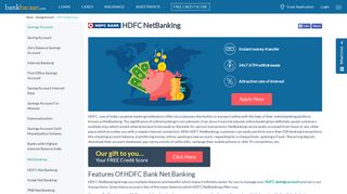 
                            8. HDFC NetBanking - BankBazaar