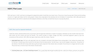 
                            8. HDFC Plot Loan - Compare & Apply Loans & Credit Cards in India ...