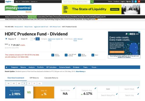 
                            12. HDFC Prudence Fund (D) [29.267] | HDFC Mutual Fund - Moneycontrol