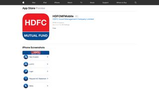 
                            10. HDFCMFMobile on the App Store - iTunes - Apple