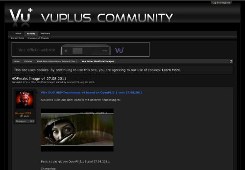 
                            4. HDFreaks Image v4 27.08.2011 | VuPlus Community