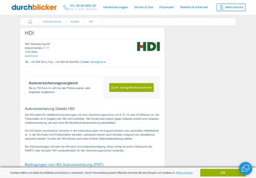 
                            7. HDI Autoversicherung - online berechnen und vergleichen ...