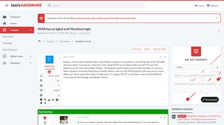 
                            13. HDMI has no signal until Wondows login - [Solved] - Graphics Cards ...
