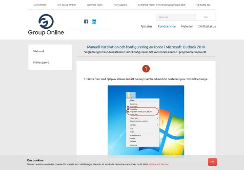 
                            3. HE - Microsoft Outlook 2010 manuellt - DanaWeb AB