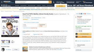 
                            11. Head First PHP & MySQL (A Brain-friendly Guide): Amazon.de: Lynn ...
