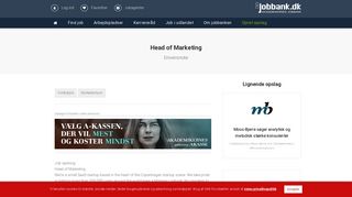 
                            9. Head of Marketing (Opslag hos Driversnote) - Akademikernes Jobbank