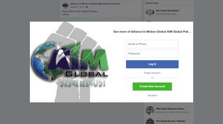 
                            8. Head Office of Aim global Pakistan. Lahore - Alliance In ...