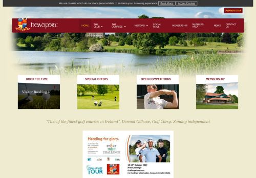 
                            9. Headfort Golf Club Kells County Meath - Two of Ireland's top golf courses