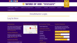 
                            5. HeadMaster Login | Word of God Christian Academy