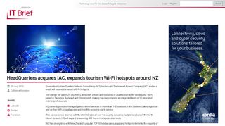 
                            5. HeadQuarters acquires IAC, expands tourism Wi-Fi hotspots around NZ