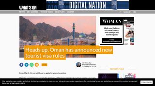 
                            7. Heads up, Oman has announced new tourist visa rules