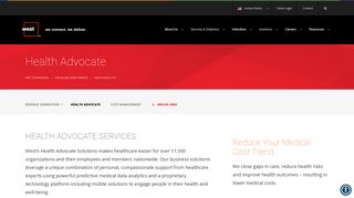 
                            10. Health Advocate Enabled Healthcare Plans | West Corporation