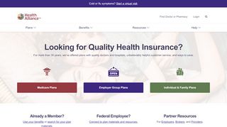 
                            4. Health Alliance: Individual, Medicare, and Group Health Insurance