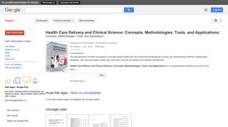 
                            10. Health Care Delivery and Clinical Science: Concepts, Methodologies, ...