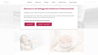 
                            12. Health Care Professionals | Kellogg's