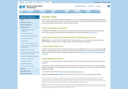 
                            12. Health Care Provider Tools - Blue Cross and Blue Shield of ...