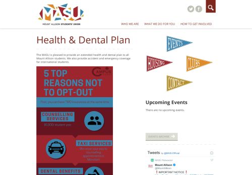 
                            8. Health & Dental Plan | Mount Allison Students' Union