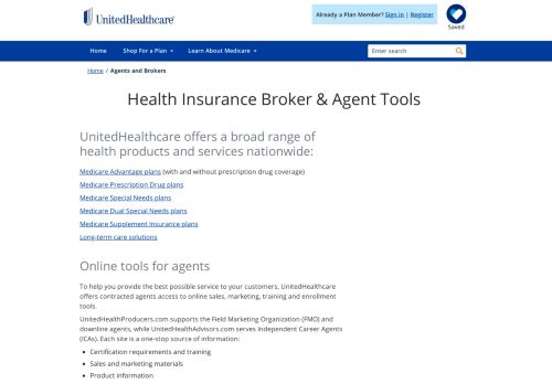 
                            8. Health Insurance Broker & Agent Resources | UnitedHealthcare®