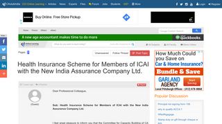 
                            7. Health Insurance Scheme for Members of ICAI with the New India ...