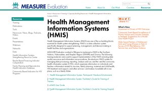 
                            8. Health Management Information Systems (HMIS) — MEASURE ...