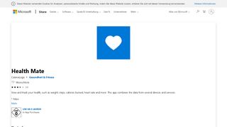 
                            1. Health Mate beziehen – Microsoft Store de-DE