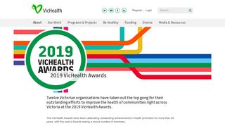 
                            12. Health Promotion Awards & Achievements | VicHealth