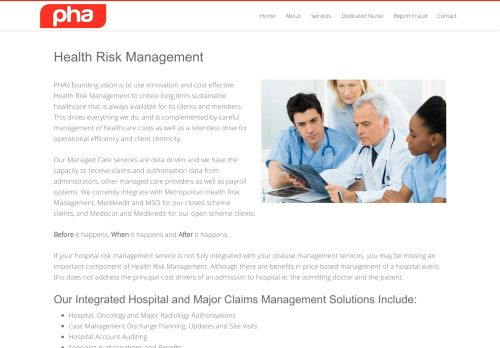 
                            4. Health Risk Management - Private Health Administrator's