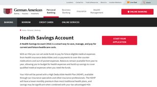 
                            12. Health Savings Account | German American Bank