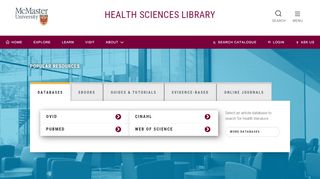 
                            11. Health Sciences Library - McMaster University