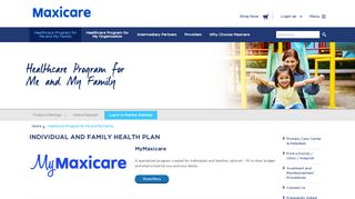 
                            7. Healthcare Program for Me and My Family - Maxicare