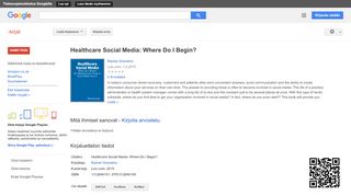 
                            9. Healthcare Social Media: Where Do I Begin?