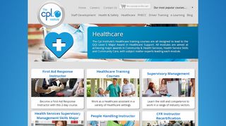 
                            6. Healthcare - The Cpl Institute | Training Courses to suit you and your ...