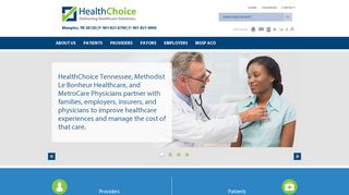 
                            12. HealthChoice - Home Page