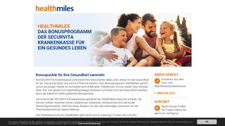 
                            2. Healthmiles :: Anmeldung