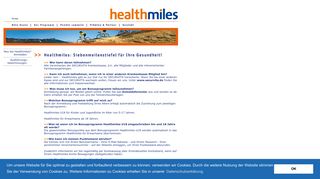 
                            8. Healthmiles :: Fragen & Antworten