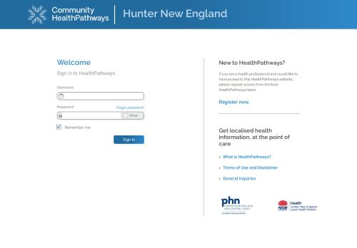 
                            4. HealthPathways Hunter New England