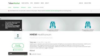 
                            7. Healthureum - ICO over - TokenMarket