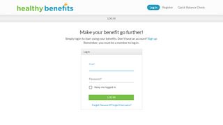 
                            8. Healthy Benefits Plus - Login