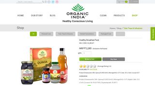 
                            12. Healthy Breakfast Pack - Organic India