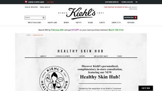 
                            13. Healthy Skin Hub - Kiehl's