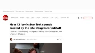 
                            8. Hear 13 iconic Star Trek sounds of the late Douglas Grindstaff - CNET