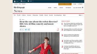 
                            10. Hear the one about the robot director? BBC lets AI film comedy and ...