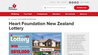 
                            11. Heart Foundation NZ Lottery - Heart Foundation